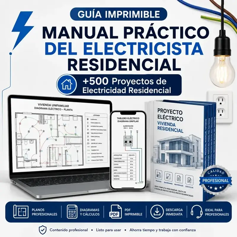 Manual Práctico del Electricista Residencial - proyectos listos de electricidad residencial